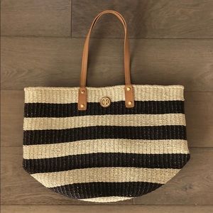 Tory Burch Straw Beach Shoulder Bag
